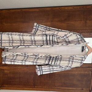 House of Harlow 1960 Fringe Plaid Jacket